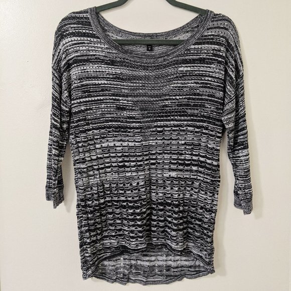 Express Sweater With Eyelits Black M - Picture 1 of 7